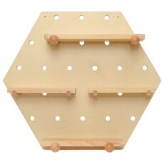 Пегборд Shely, 43х50 см, светлое дерево, Bergenson Bjorn