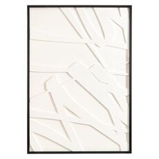 Панно декоративное с эффектом 3D Minimalism, с черной рамой, 70х100 см, Bergenson Bjorn
