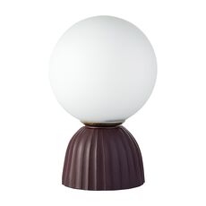 Лампа настольная Texture Moon, 20х29 см, вишневая, Bergenson Bjorn