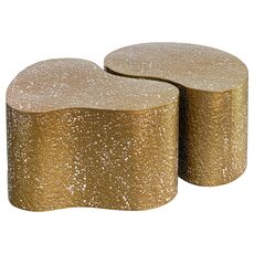 Набор из 2-х столиков Grannis, золотистые, Bergenson Bjorn