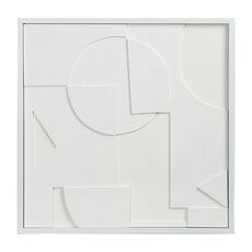 Панно декоративное с эффектом 3D Minimalism, с белой рамой, 60х60 см, Bergenson Bjorn