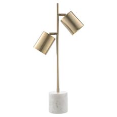 Лампа настольная Irjo, 33х13х73 см, золотистая, Bergenson Bjorn