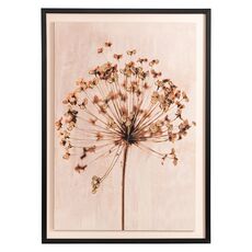 Панно декоративное Plant, с черной рамой, 50х70 см, Bergenson Bjorn