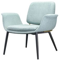 Лаунж-кресло Hilde, шенилл, светло-бирюзовое, Bergenson Bjorn