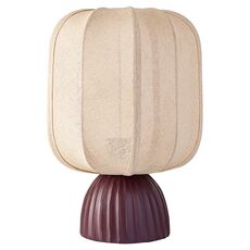 Лампа настольная Texture Rib, 27х39 см, вишневая/бежевая, Bergenson Bjorn