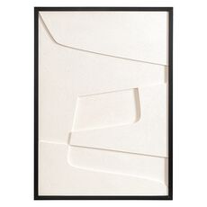 Панно декоративное с эффектом 3D Minimalism, с черной рамой, 50х70 см, Bergenson Bjorn