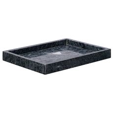 Поднос Marm, 28х20 см, черный мрамор, Bergenson Bjorn