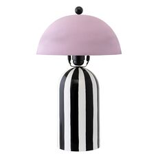 Светильник настольный Anniken, 25х38 см, черный/белый/лиловый, Bergenson Bjorn