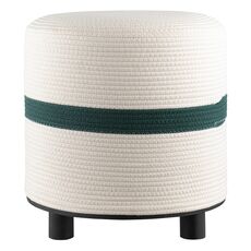 Пуф Andrin, светло-бежевый/зеленый, Bergenson Bjorn