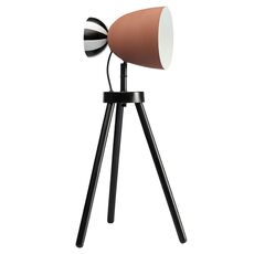 Светильник настольный Anniken, 20х58 см, черный/белый/терракотовый, Bergenson Bjorn