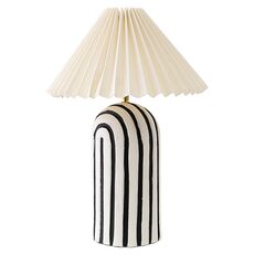 Светильник настольный Stripel, 30х44 см, черный/белый, Bergenson Bjorn