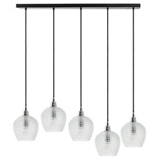 Светильник подвесной каскадный Aurora, 110х18 см, прозрачный, Bergenson Bjorn