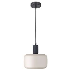 Светильник подвесной Juko, 30х32 см, черный/бежевый, Bergenson Bjorn