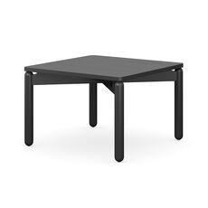Столик кофейный Saga, 60х60 см, темно-серый, LATITUDE