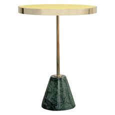 Столик кофейный Kaya, 40,8 см, золотистый/зеленый, Bergenson Bjorn