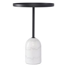 Столик кофейный Lars, 40 см, черный/белый, Bergenson Bjorn