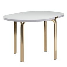 Столик кофейный Ror, 75х50 см, латунь/серый, LATITUDE