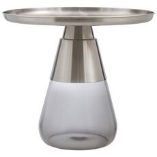 Столик кофейный Dahl, 60 см, матовый хром/серый, Bergenson Bjorn