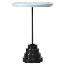 Столик кофейный Sustainable collection, 38 см, серо-голубой/черный, Bergenson Bjorn