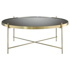 Столик Josen, 85 см, коричневый/латунь, Bergenson Bjorn