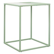 Столик кофейный Mayen, 45х45 см, белый/зеленый, Bergenson Bjorn