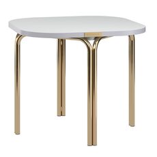 Столик кофейный Ror, 50х50 см, латунь/серый, LATITUDE