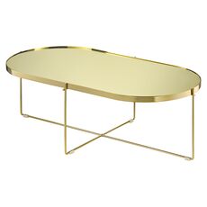 Столик Josen, 120х60 см, золотой, Bergenson Bjorn