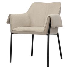 Стул Aline, шенилл, серо-бежевый, Bergenson Bjorn