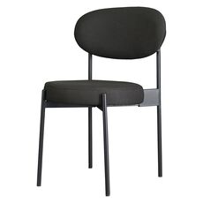 Стул Kaja, рогожка, черный, Bergenson Bjorn