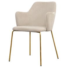 Стул Dwight, фактурный шенилл, светло-бежевый, Bergenson Bjorn