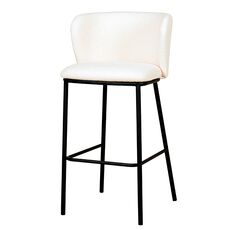 Стул барный Foggy, букле, молочный, Bergenson Bjorn