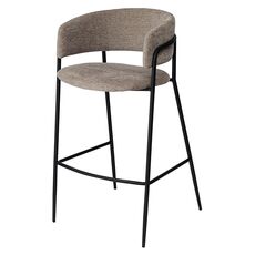 Стул барный Helning, мягкий шенилл, капучино, Bergenson Bjorn