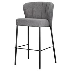 Стул барный Kristin, серый, Bergenson Bjorn