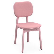 Стул с обивкой Saga, рогожка, розовый, LATITUDE
