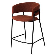 Стул полубарный Helning, букле, терракота, Bergenson Bjorn