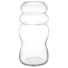 Ваза Swell, 27 см, прозрачная, Bergenson Bjorn