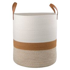 Корзина для хранения Moen 40х45 см, бежевая/горчичная, Bergenson Bjorn