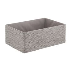 Корзина для хранения Lian, 30х20х12 см, светло-серая, Bergenson Bjorn