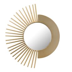 Зеркало настенное lys, 43х50,8 см, латунь, Bergenson Bjorn