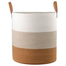 Корзина для хранения Moen 45х50 см, бежевая/горчичная, Bergenson Bjorn