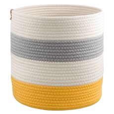 Корзина для хранения Ciary, 30х30 см, бежевая/серая/горчичная, Bergenson Bjorn