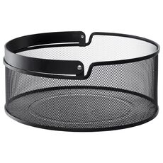 Корзина для хранения круглая Ferrant, 30х13 см, черная, Bergenson Bjorn