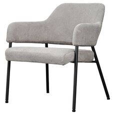 Кресло Wendy, фактурный шенилл, серое, Bergenson Bjorn