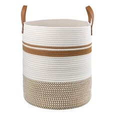 Корзина для хранения Moen 35х40 см, бежевая/горчичная, Bergenson Bjorn