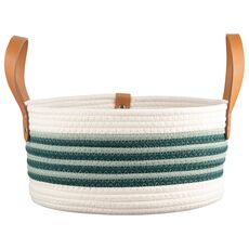 Корзина для хранения Helly 30х15 см, бежевая/зеленая, Bergenson Bjorn