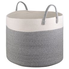 Корзина для хранения Ulrik, 48х35 см, кремовая/светло-серая, Bergenson Bjorn