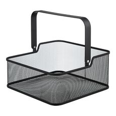 Корзина для хранения Ferrant, 25х25х12 см, черная, Bergenson Bjorn