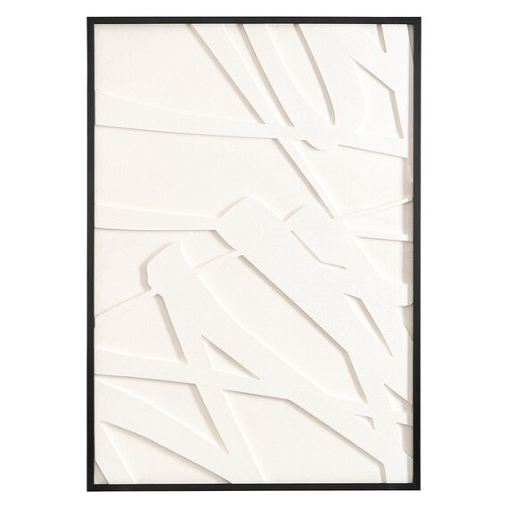 Панно декоративное с эффектом 3D Minimalism, с черной рамой, 70х100 см, Bergenson Bjorn