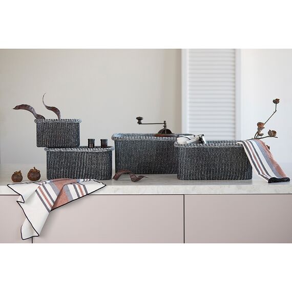 Набор из 4-х корзин для хранения Sustainable collection, черный, Bergenson Bjorn, изображение 2