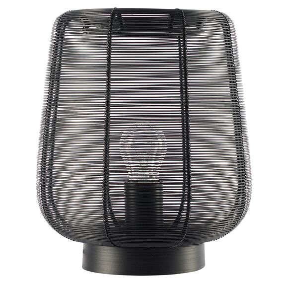 Лампа настольная Vinger, 22х26 см, черная, Bergenson Bjorn